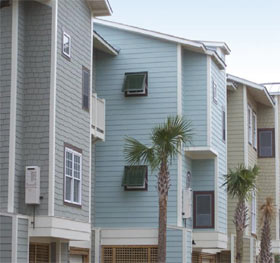 Condos at The Preserve in the Clam Farm, Folly Beach, SC